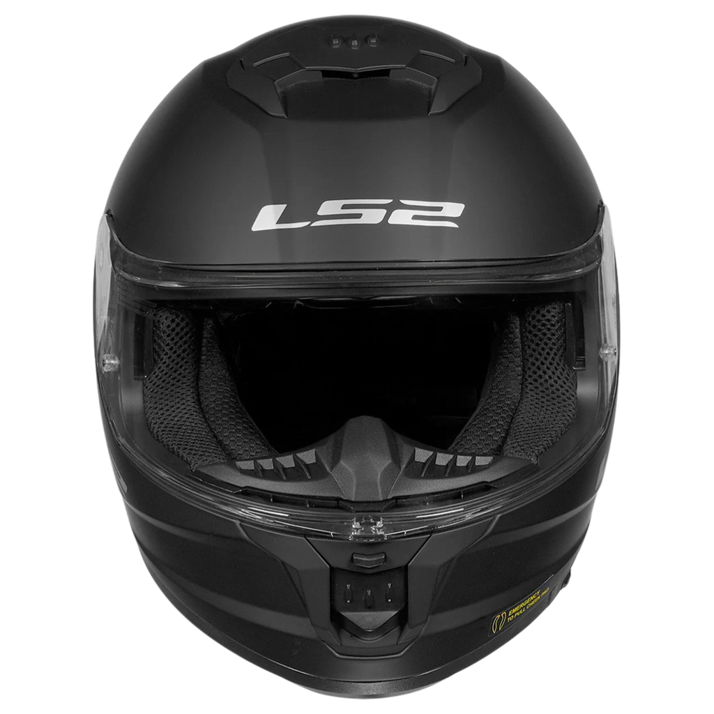 LS2 FF320 STREAM ll PLAIN MATT BLACK