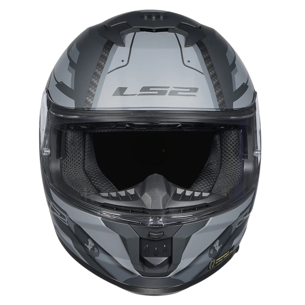 LS2 FF320 STREAM ll SHADOW - MATT BLACK GREY
