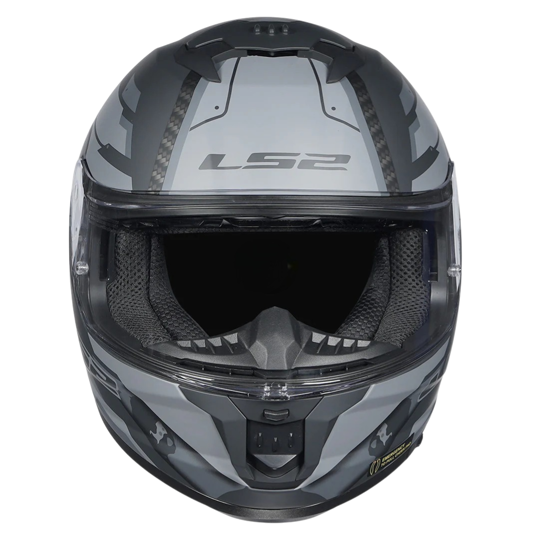 LS2 FF320 STREAM ll SHADOW - MATT BLACK GREY