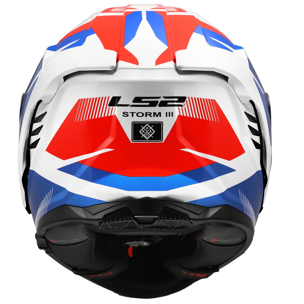 LS2 FF818 STORM III KOMAI WHITE BLUE RED