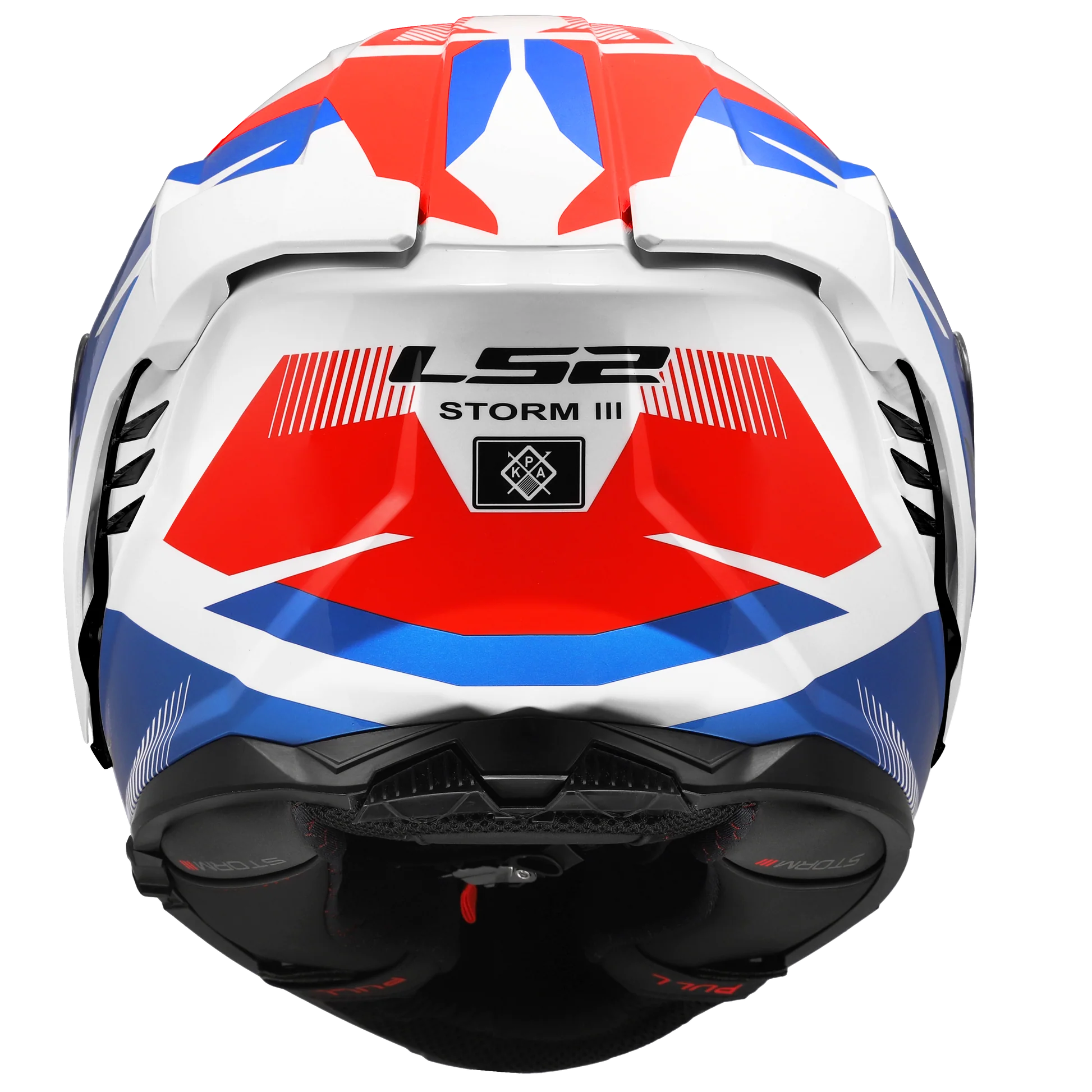 LS2 FF818 STORM III KOMAI WHITE BLUE RED