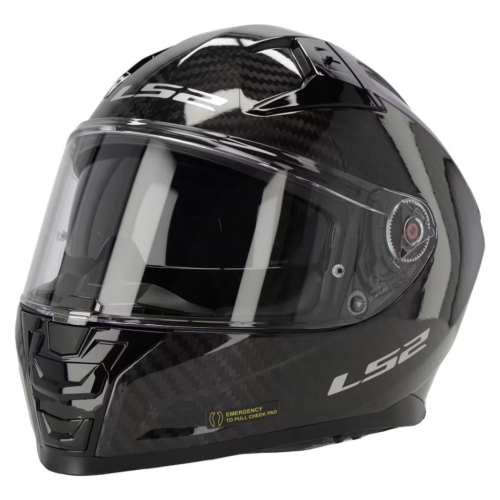 LS2 FF811 VECTOR II  GLOSS CARBON BLACK HELMET