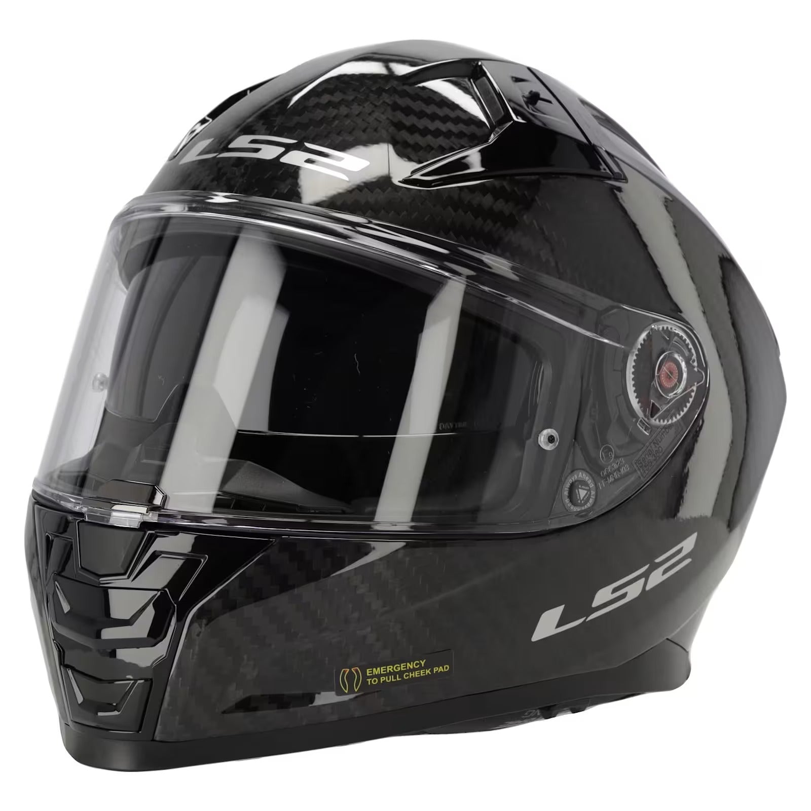 LS2 FF811 VECTOR II  GLOSS CARBON BLACK HELMET