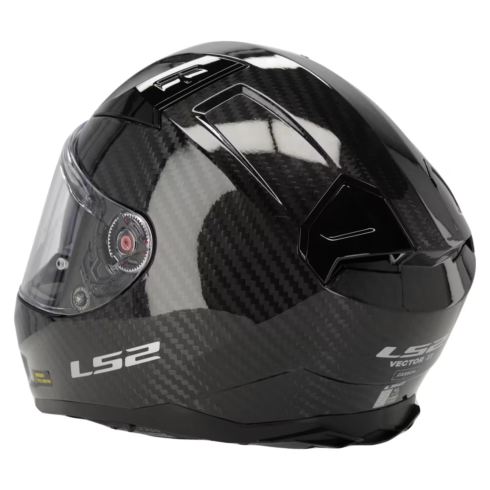 LS2 FF811 VECTOR II  GLOSS CARBON BLACK HELMET