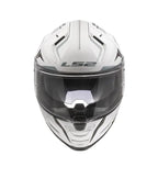 LS2 FF811 VECTOR II ALIZER - GLOSS WHITE SILVER