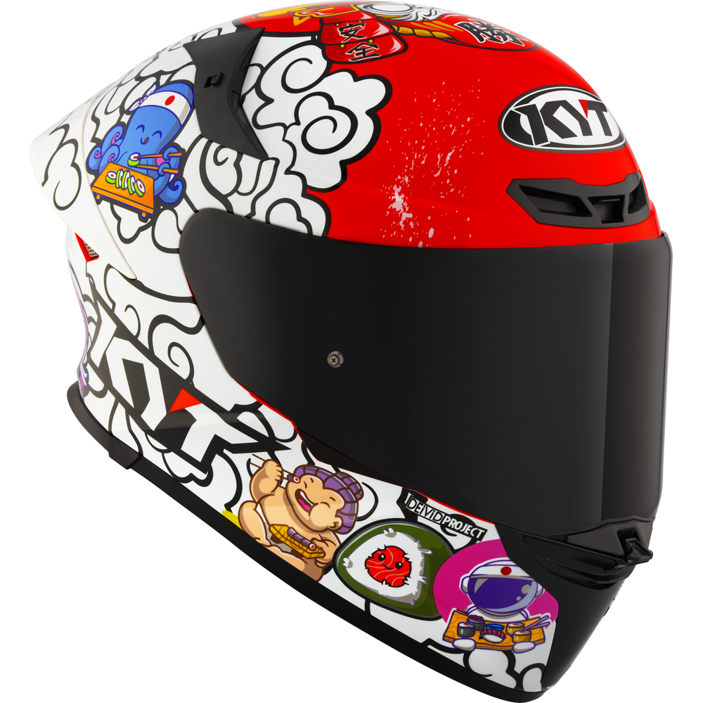 KYT TT Revo Sushi Time Gloss Helmet