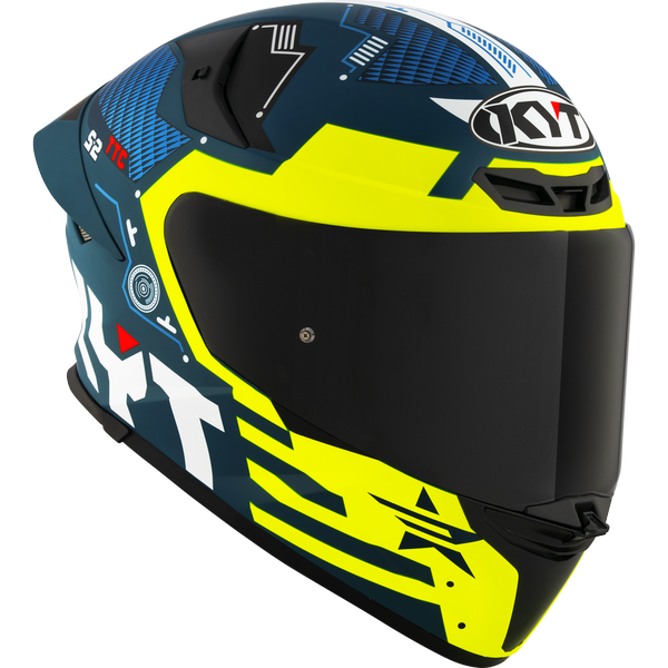 KYT TT Revo Fuselage Yellow Matt Helmet