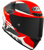 KYT TT Revo Gear Black Red Gloss Helmet