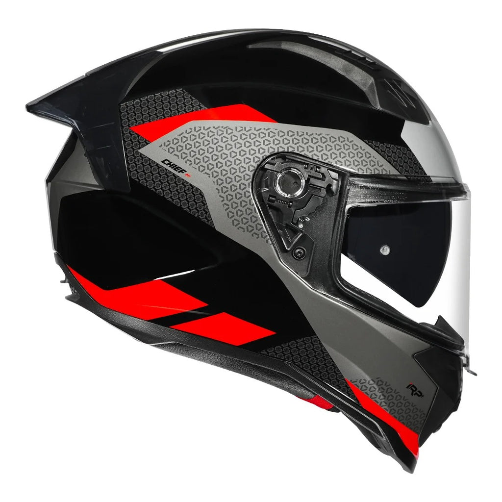Korda Evo Chief Gloss Black Red helmet