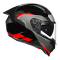 Korda Evo Chief Gloss Black Red helmet