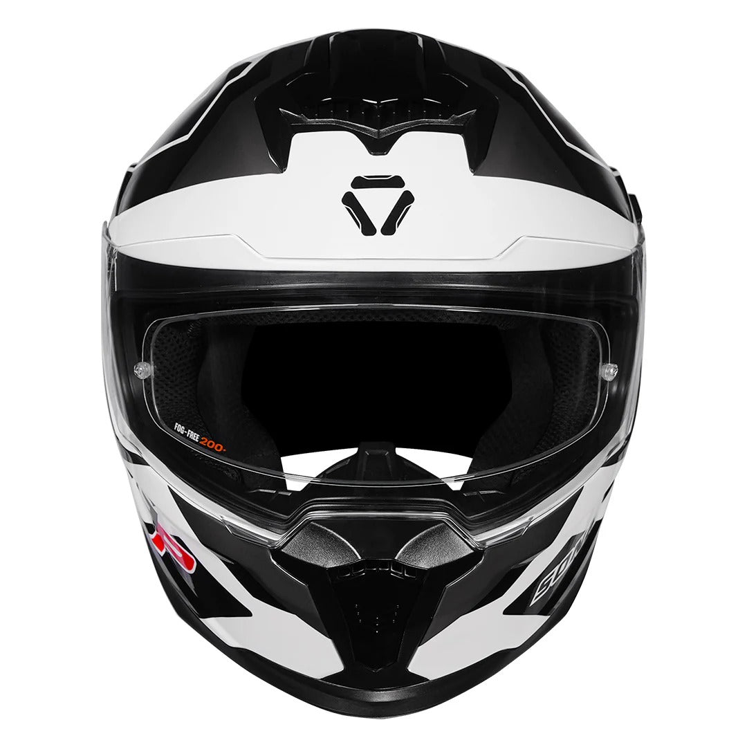 Korda Sonic GP Flash Helmet - Gloss Black White