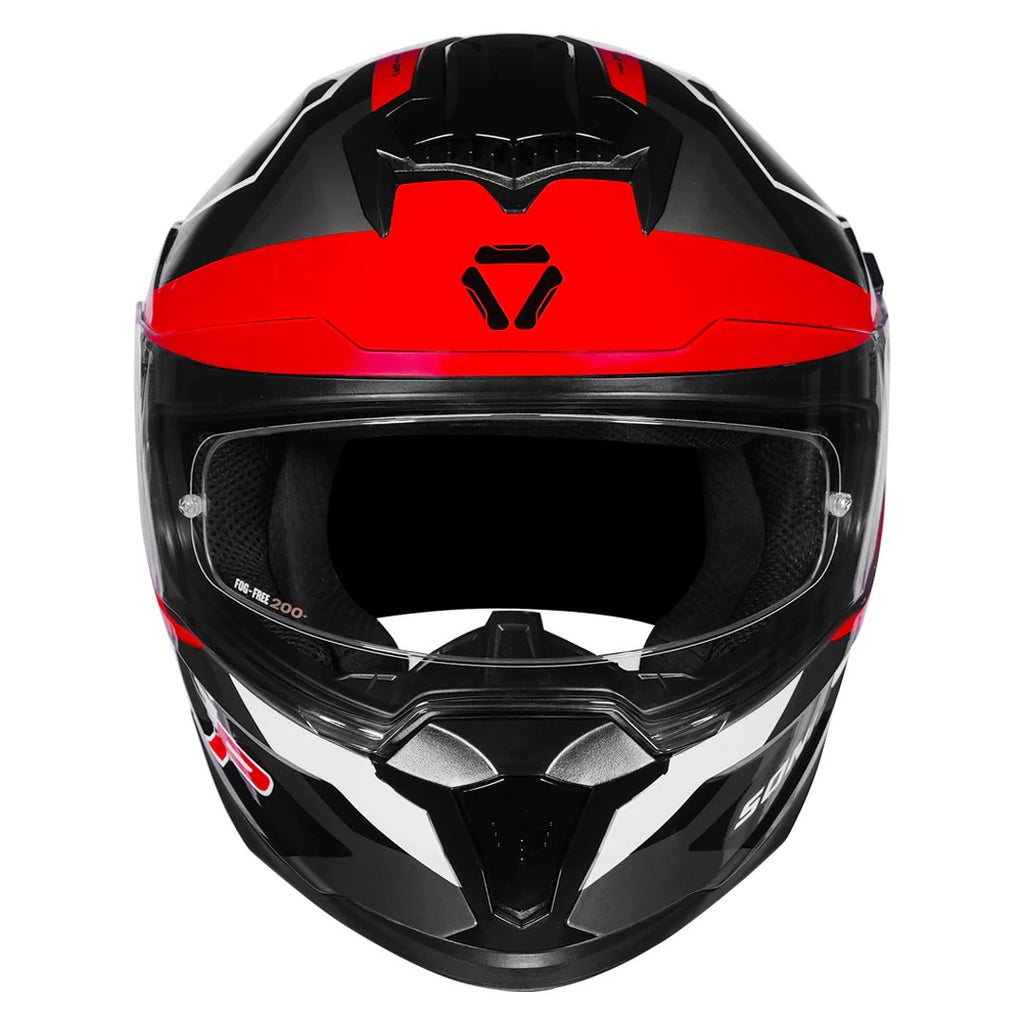 Korda Sonic GP Flash Helmet - Gloss Black Red