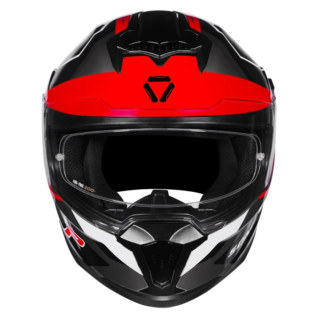 Korda Sonic GP Flash Helmet - Gloss Black Red