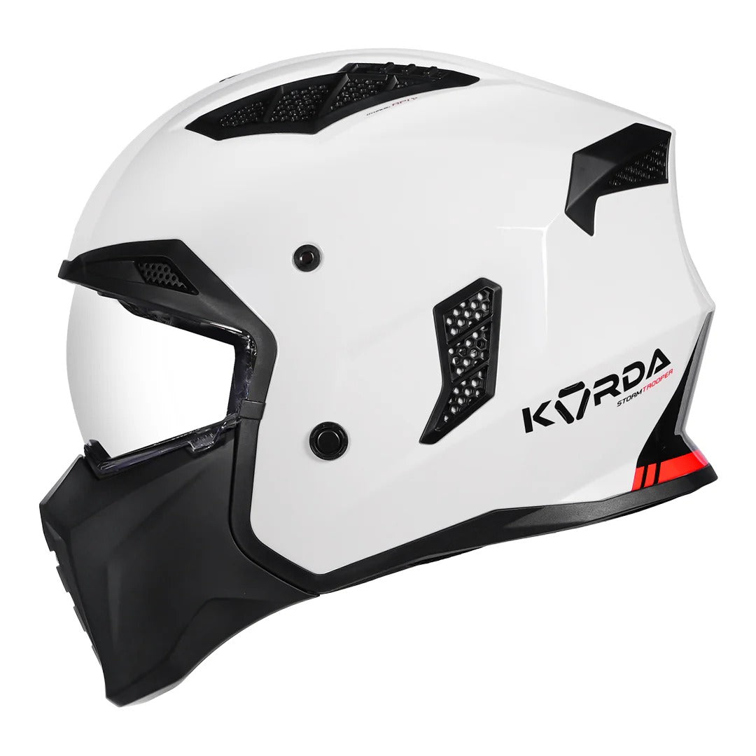 Korda StormTrooper Gloss White Helmet