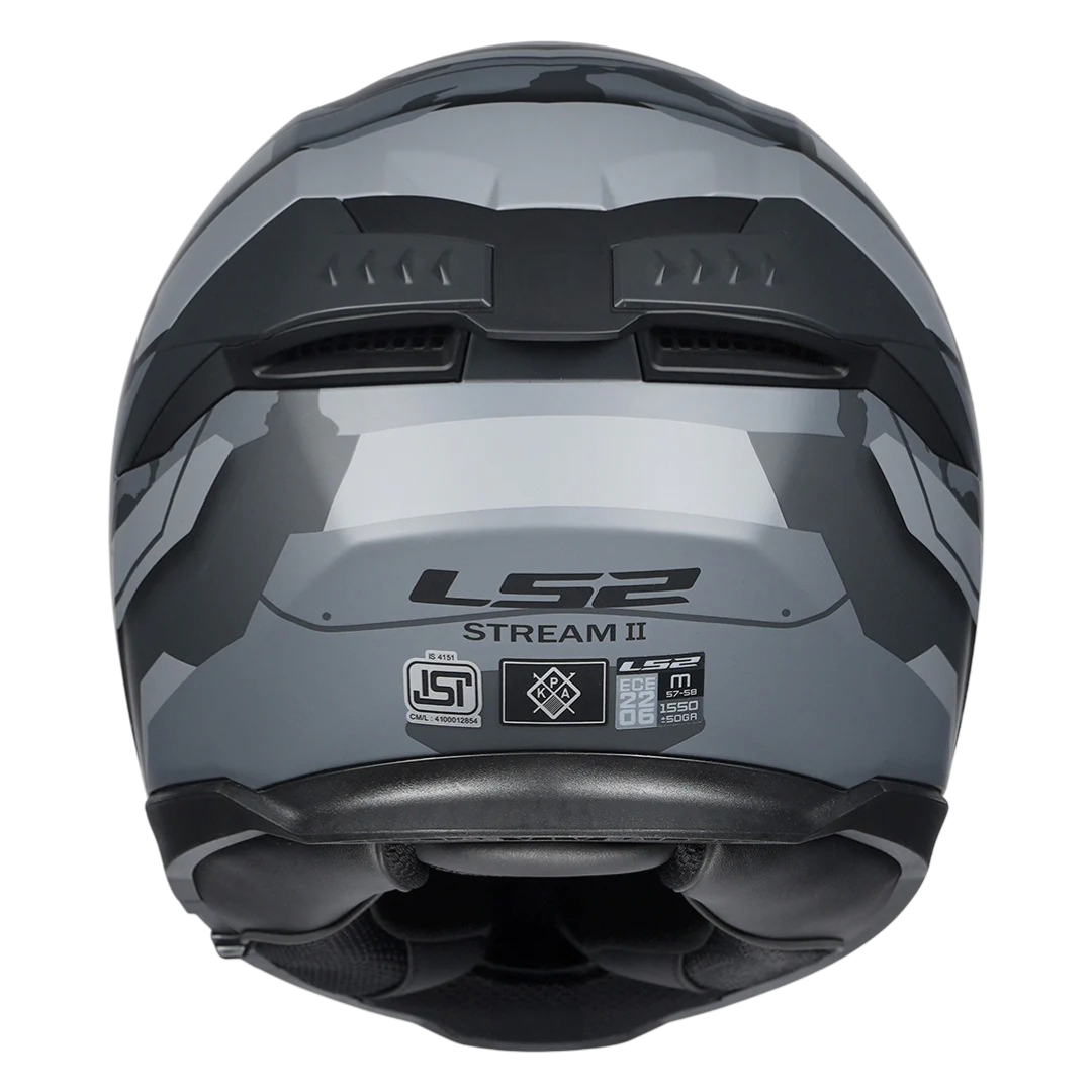LS2 FF320 STREAM ll SHADOW - MATT BLACK GREY