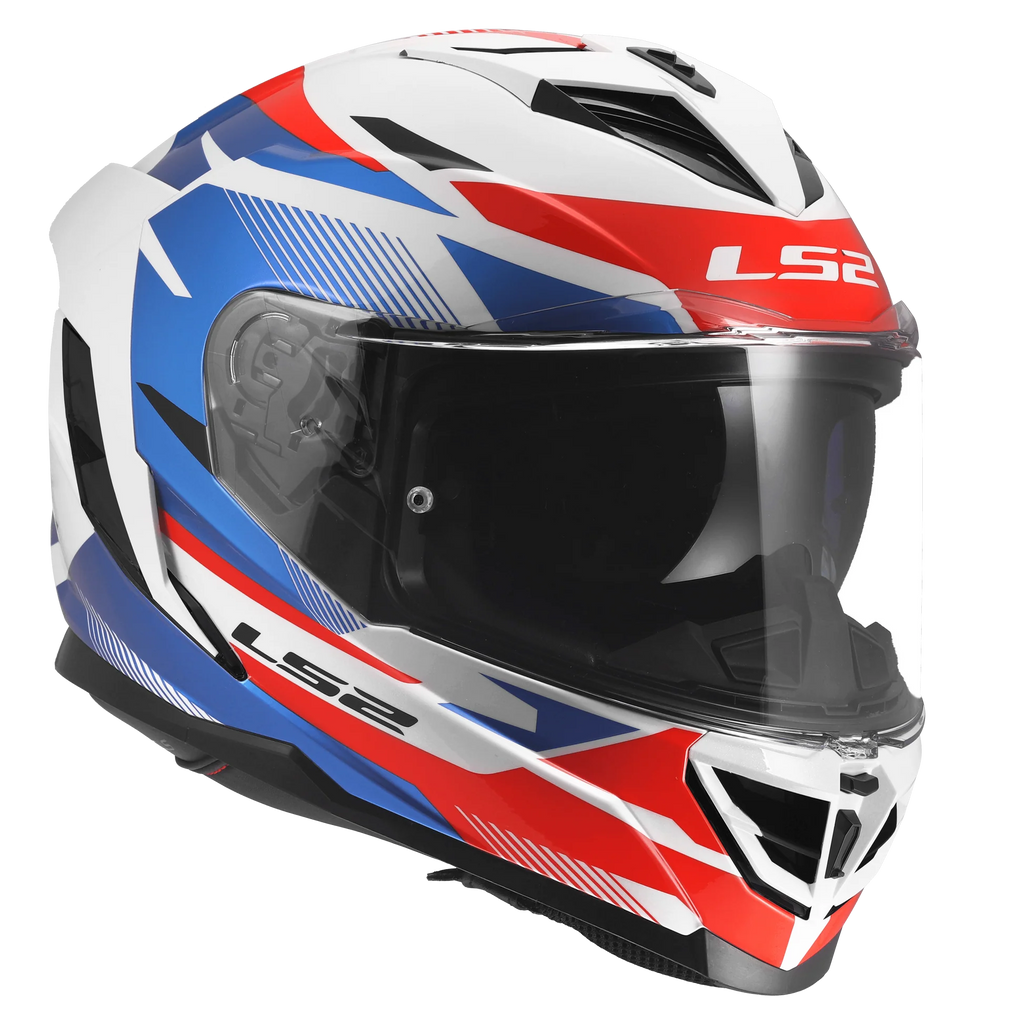 LS2 FF818 STORM III KOMAI WHITE BLUE RED