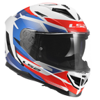 LS2 FF818 STORM III KOMAI WHITE BLUE RED