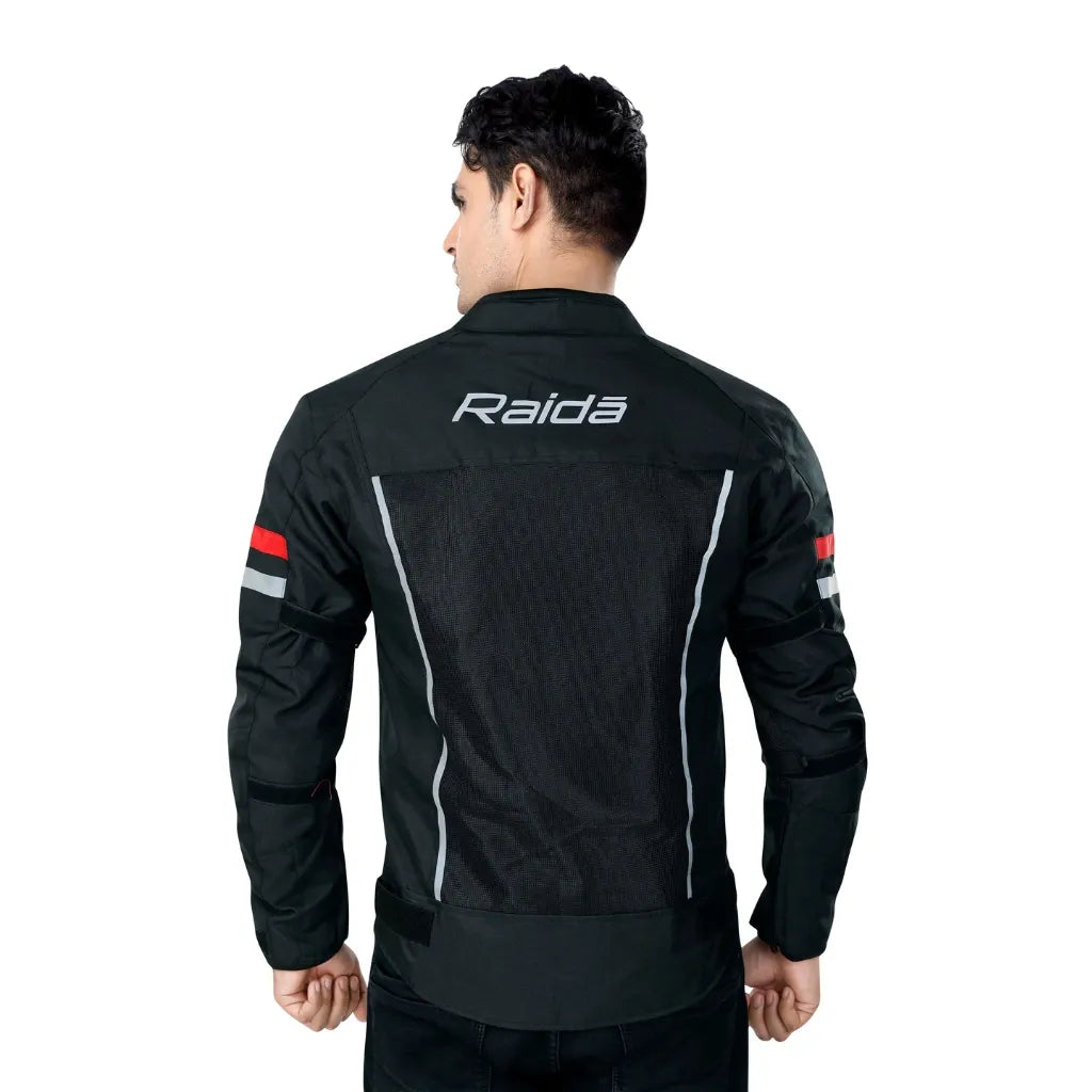 Raida Tourer Jacket - Black Red
