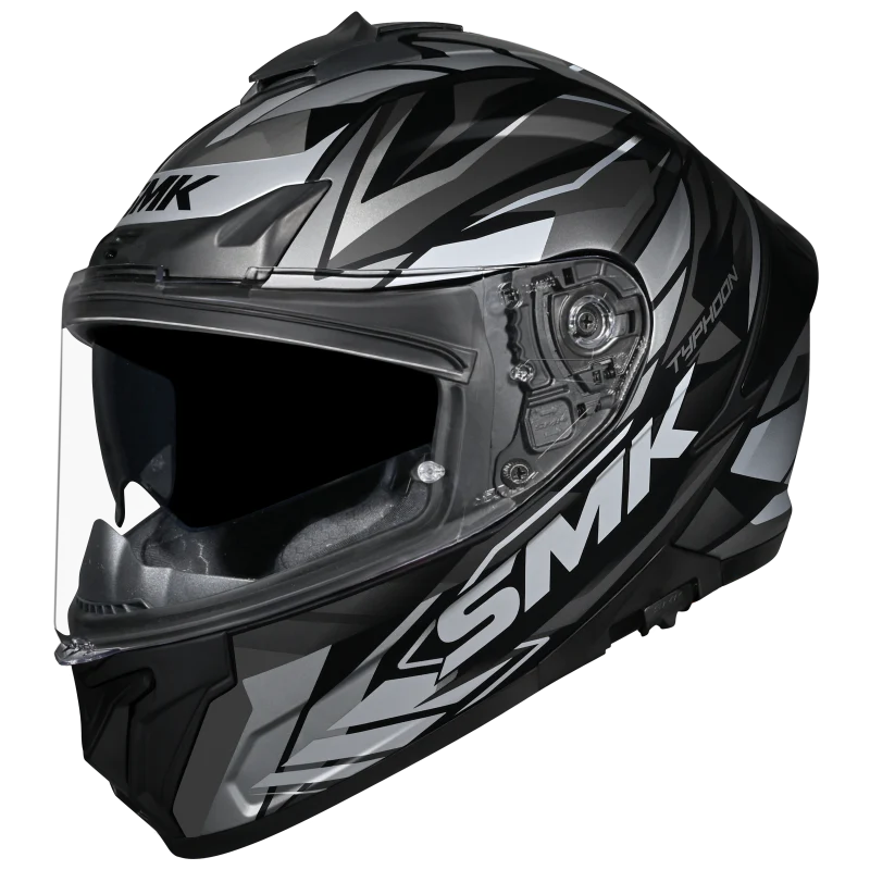 SMK Typhoon  S01 Rival GL266 - Gloss black grey