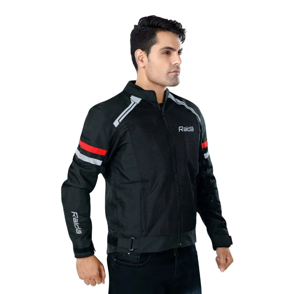 Raida Tourer Jacket - Black Red