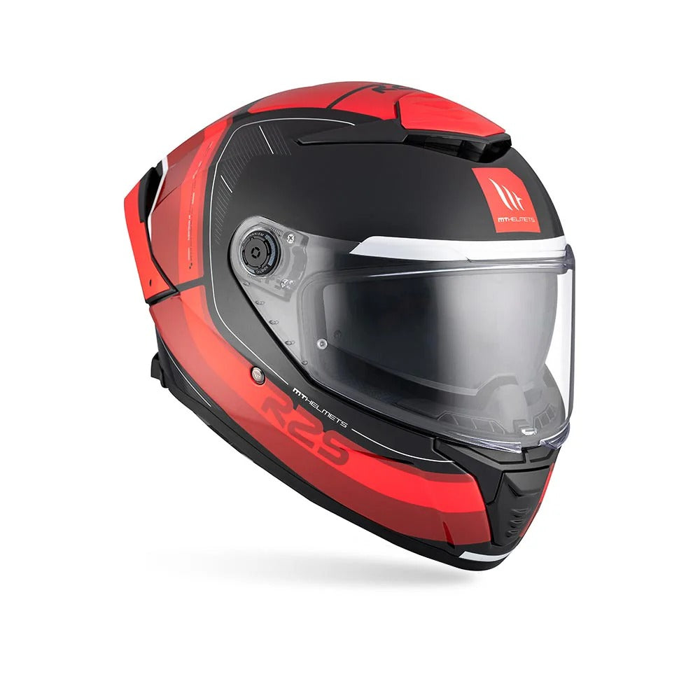 MT Thunder 4 SV R25 B35 Gloss Red Black Helmet