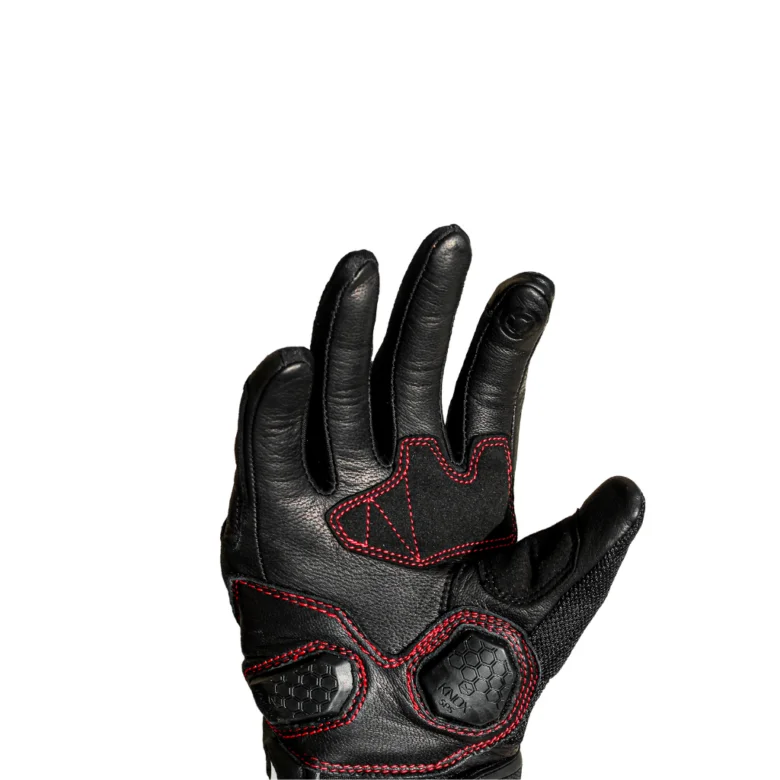 Raida AirWave Motorcycle Gloves - Black Red