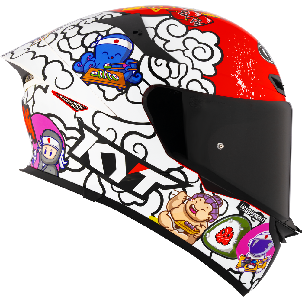 KYT TT Revo Sushi Time Gloss Helmet