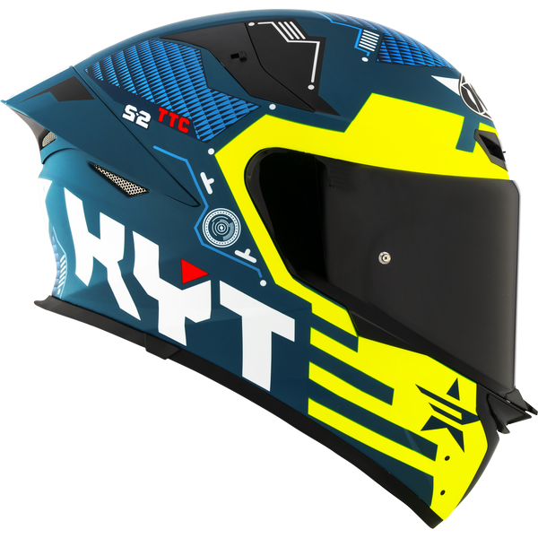 KYT TT Revo Fuselage Yellow Matt Helmet