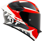 KYT TT Revo Gear Black Red Gloss Helmet
