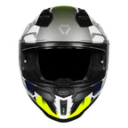 Korda Evo Triton Gloss White blue helmet