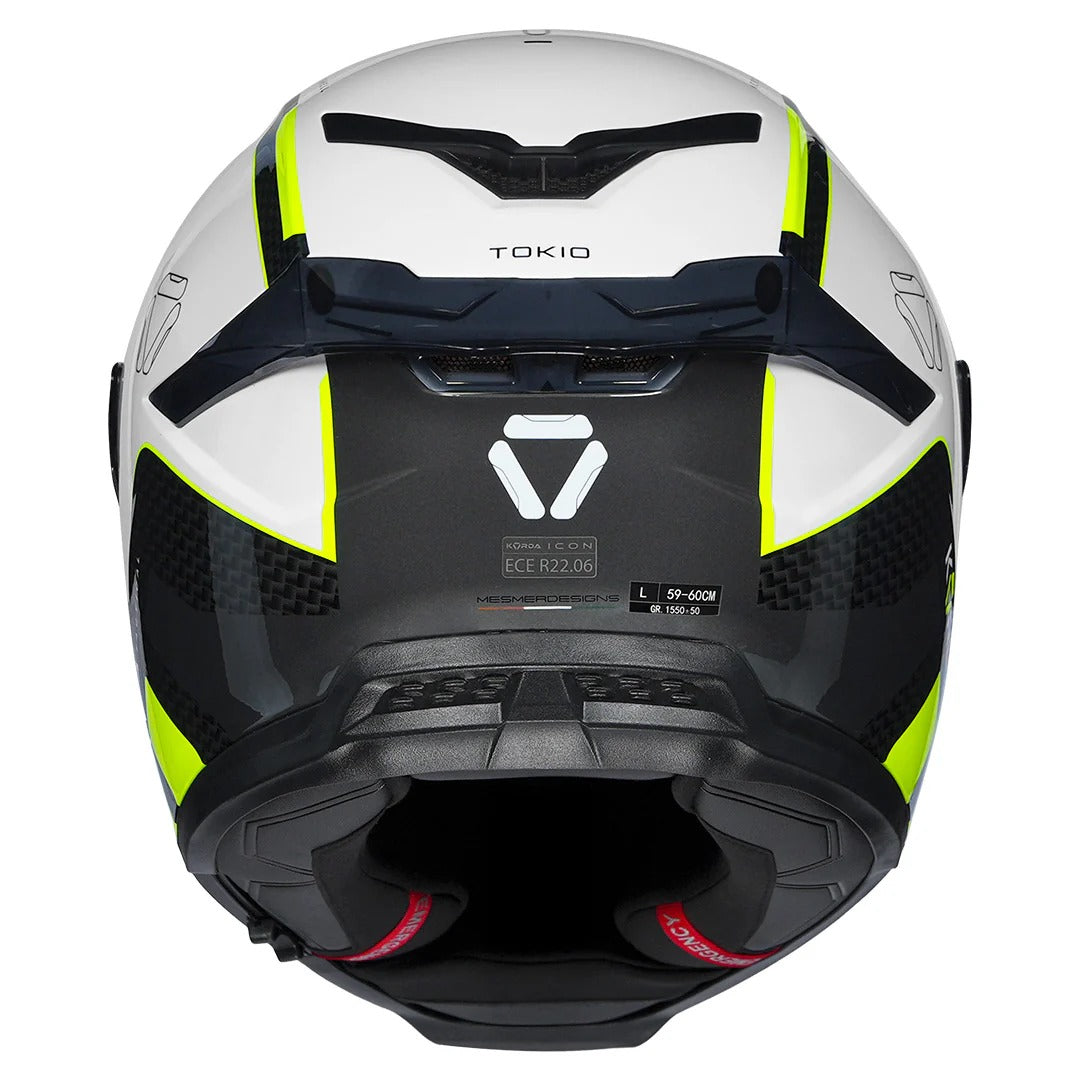 Korda Icon Tokio -  Gloss White Fluorescent Yellow