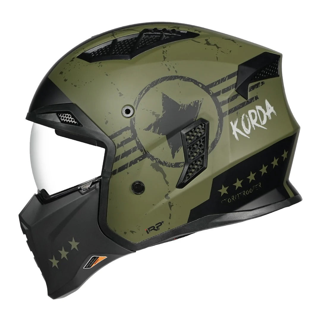 Korda StormTrooper Hero Matt Military Green Helmet