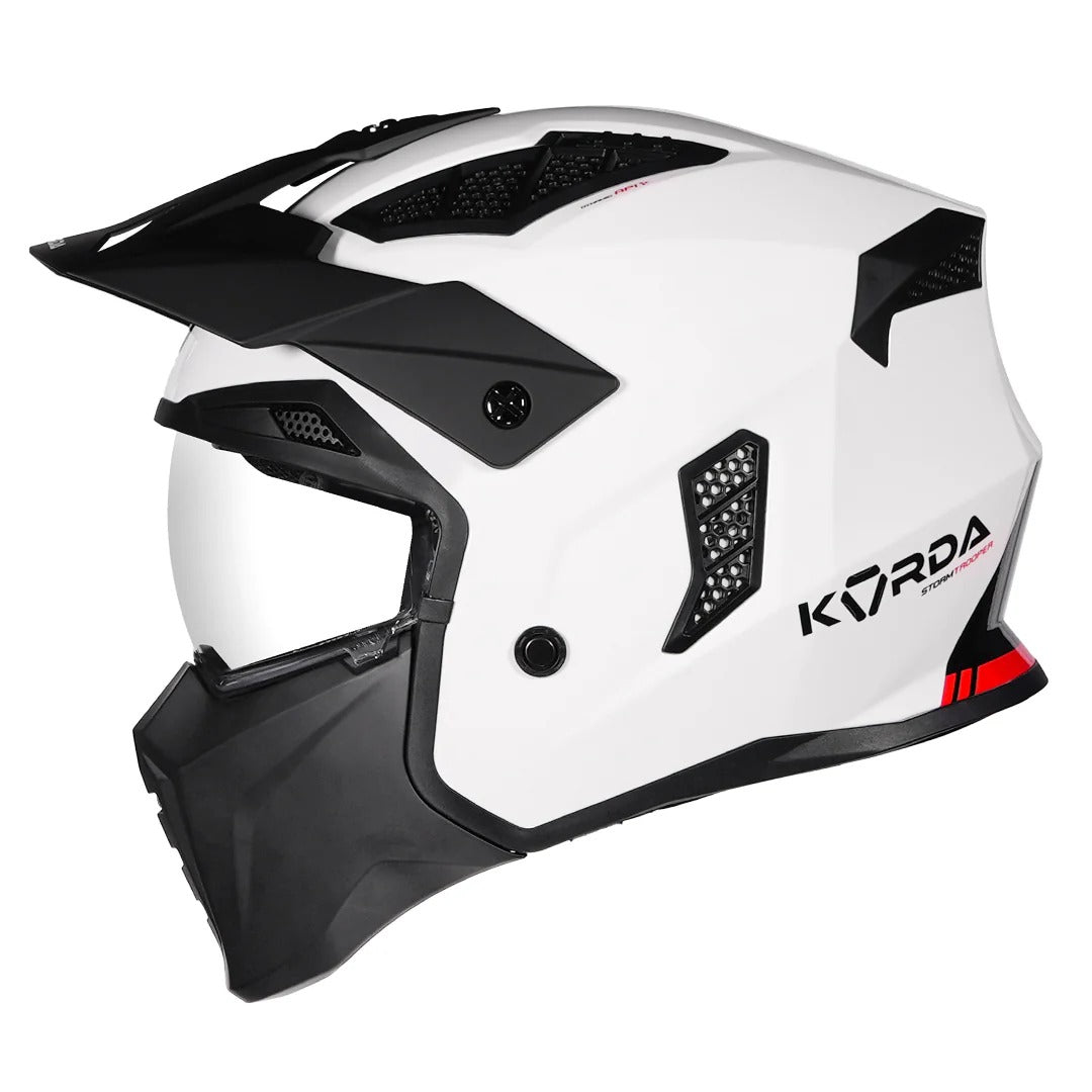 Korda StormTrooper Gloss White Helmet