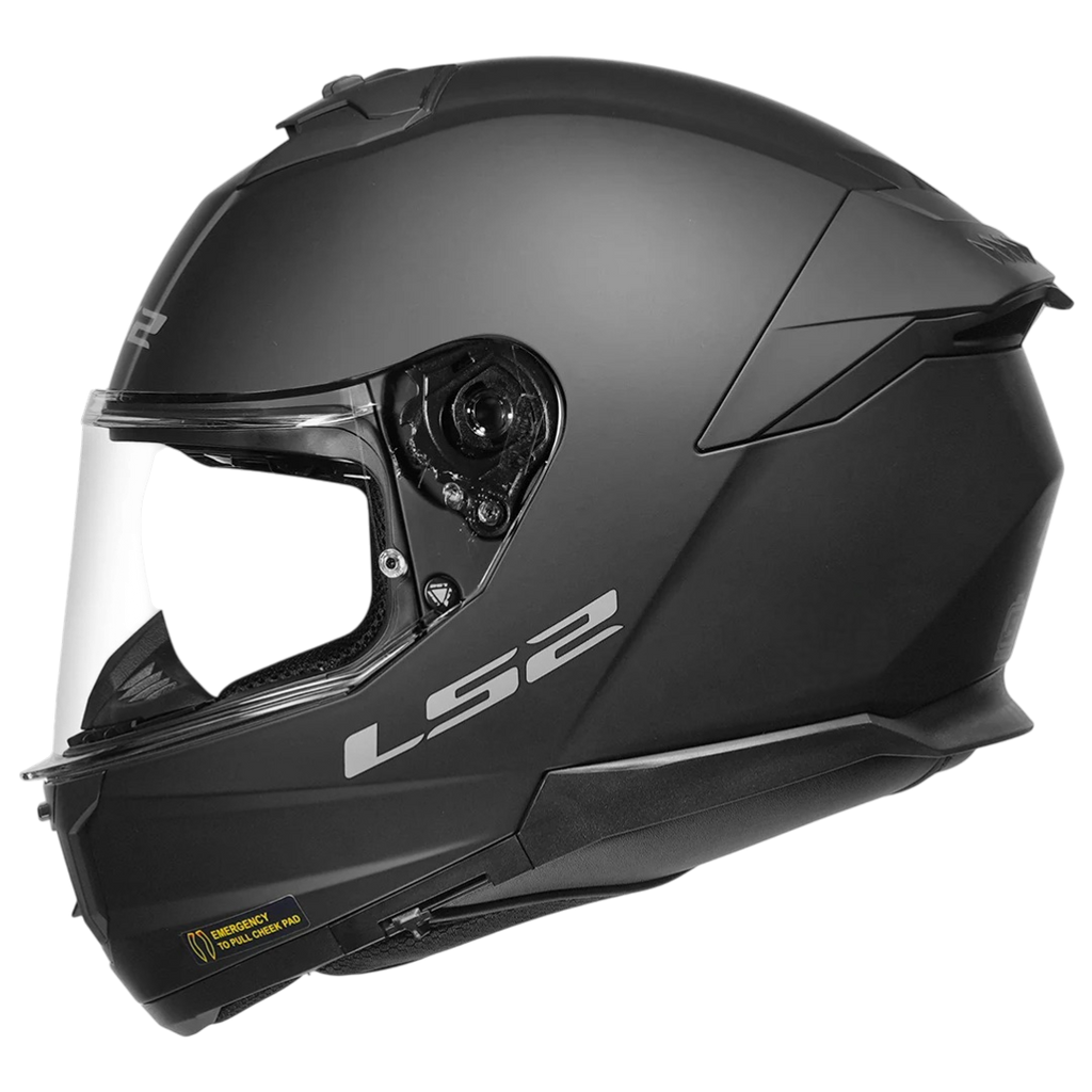 LS2 FF320 STREAM ll PLAIN MATT BLACK