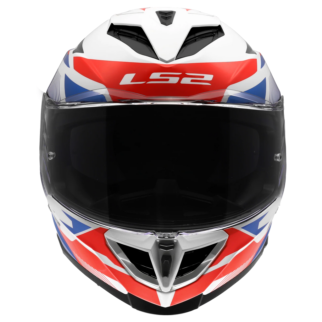 LS2 FF818 STORM III KOMAI WHITE BLUE RED