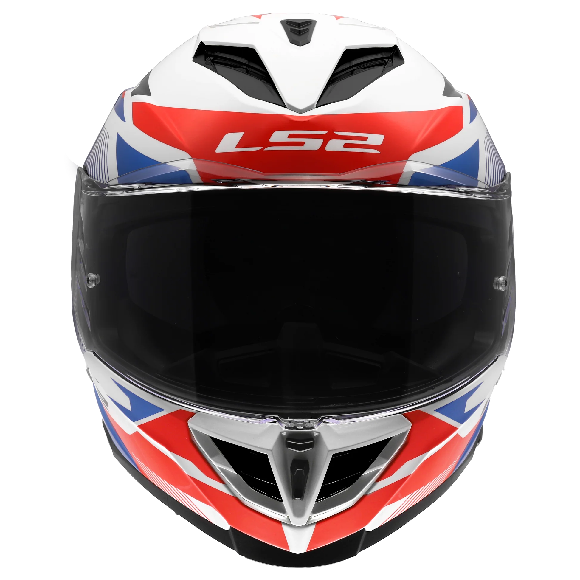 LS2 FF818 STORM III KOMAI WHITE BLUE RED