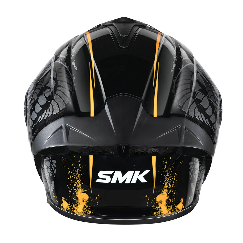 SMK Typhoon  S01 Reptile- Gloss black grey orange