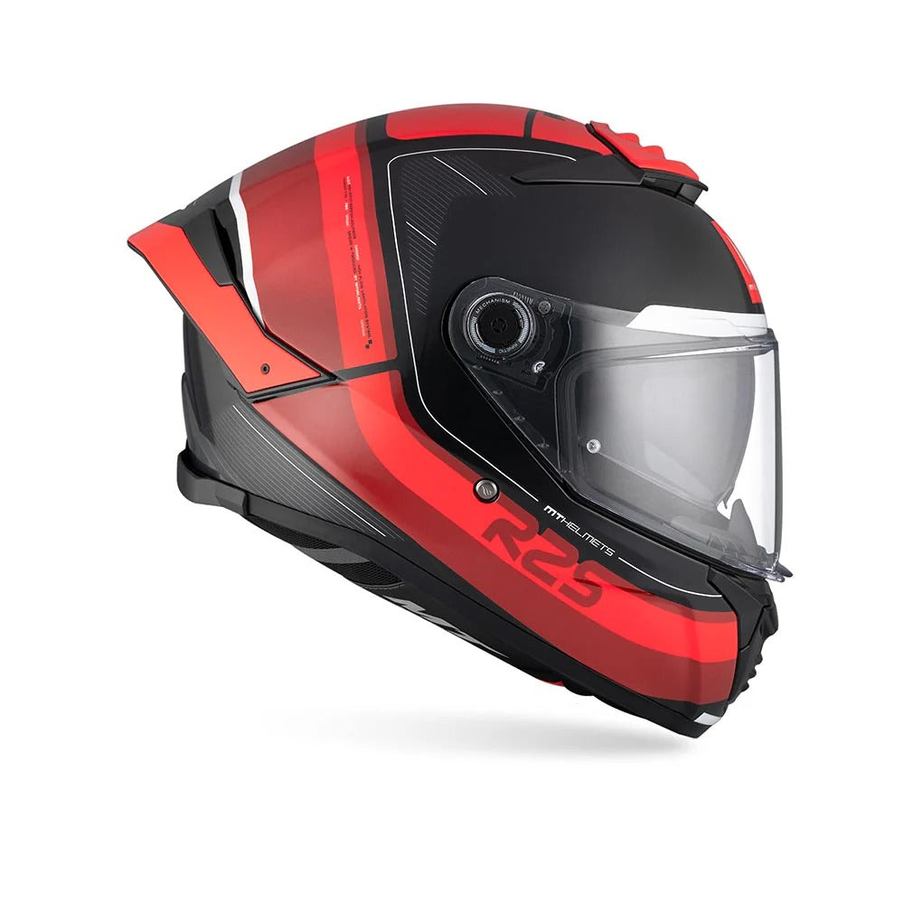 MT Thunder 4 SV R25 B35 Gloss Red Black Helmet