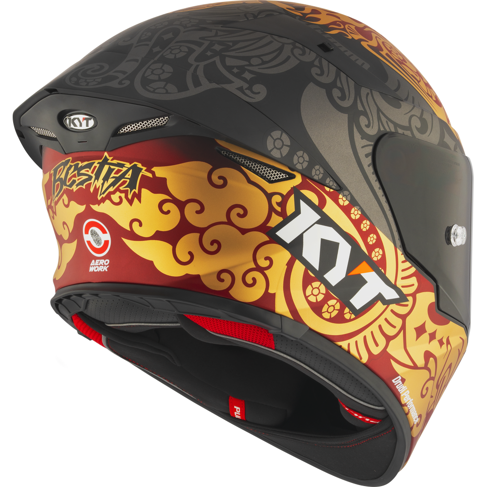 KYT TT Revo Enea Bastianini Indonesia Replica 2023 Matt Black