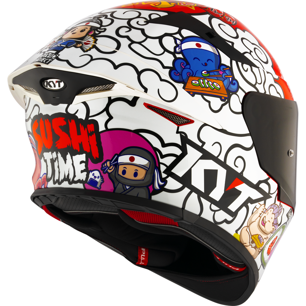 KYT TT Revo Sushi Time Gloss Helmet