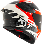 KYT TT Revo Gear Black Red Gloss Helmet