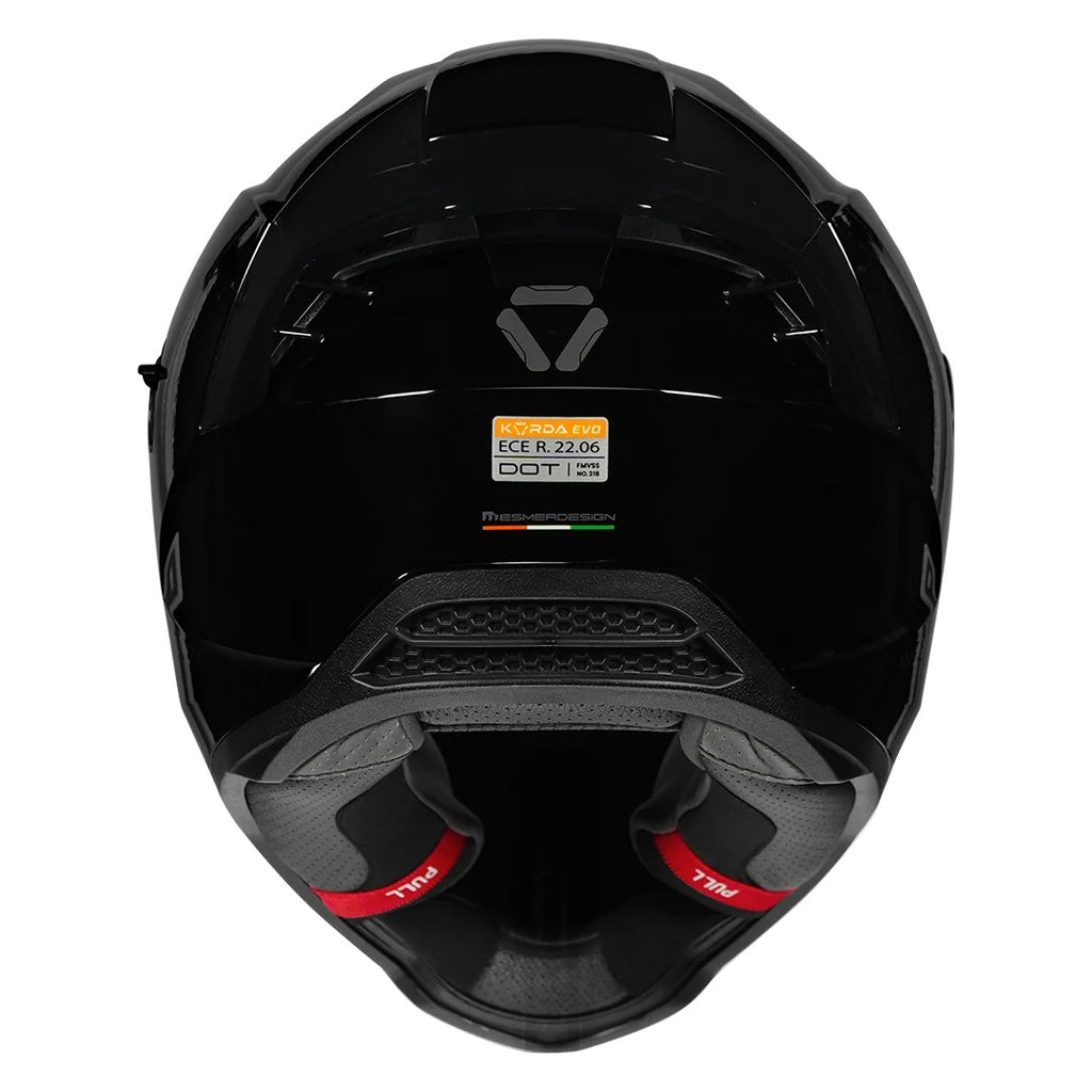 Korda Evo Solid Gloss Black helmet