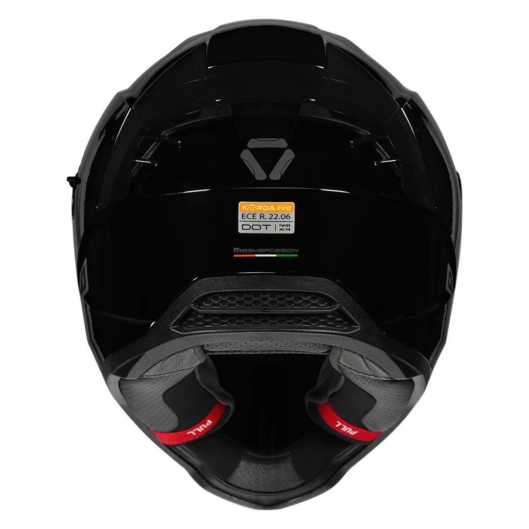 Korda Evo Solid Gloss Black helmet