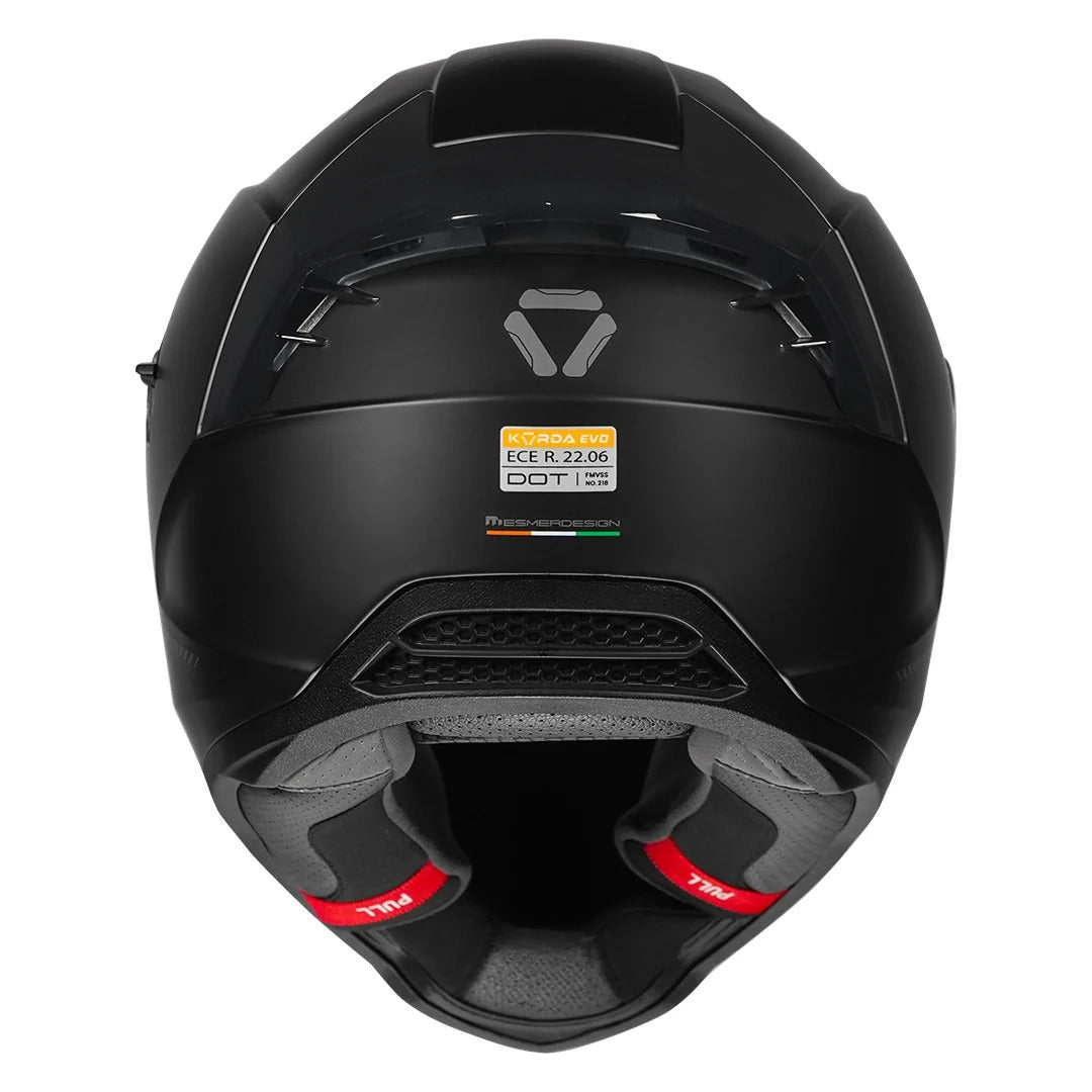 Korda Evo Solid Matt  Black helmet