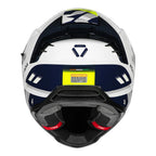 Korda Evo Triton Gloss White blue helmet