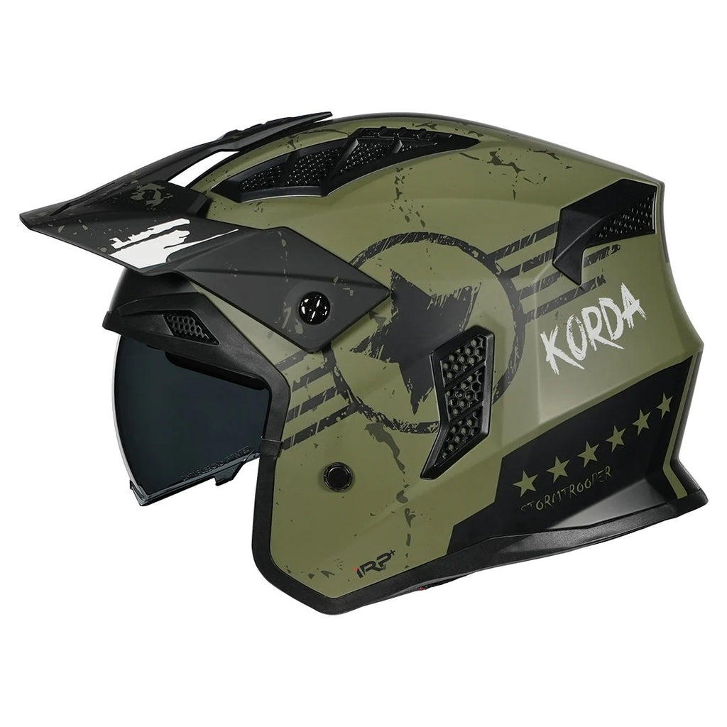 Korda StormTrooper Hero Matt Military Green Helmet