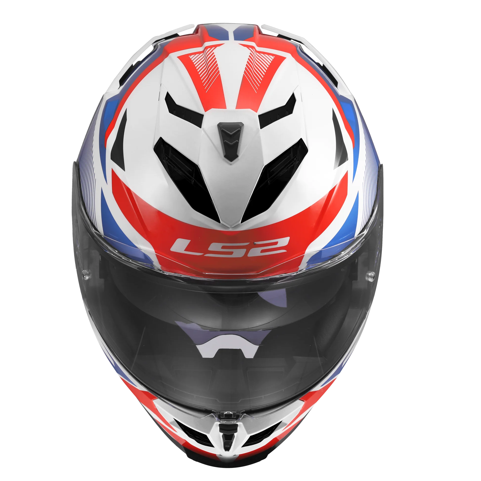 LS2 FF818 STORM III KOMAI WHITE BLUE RED