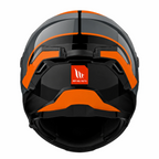 MT Thunder 4 SV R25 B4 Gloss Black Orange Helmet