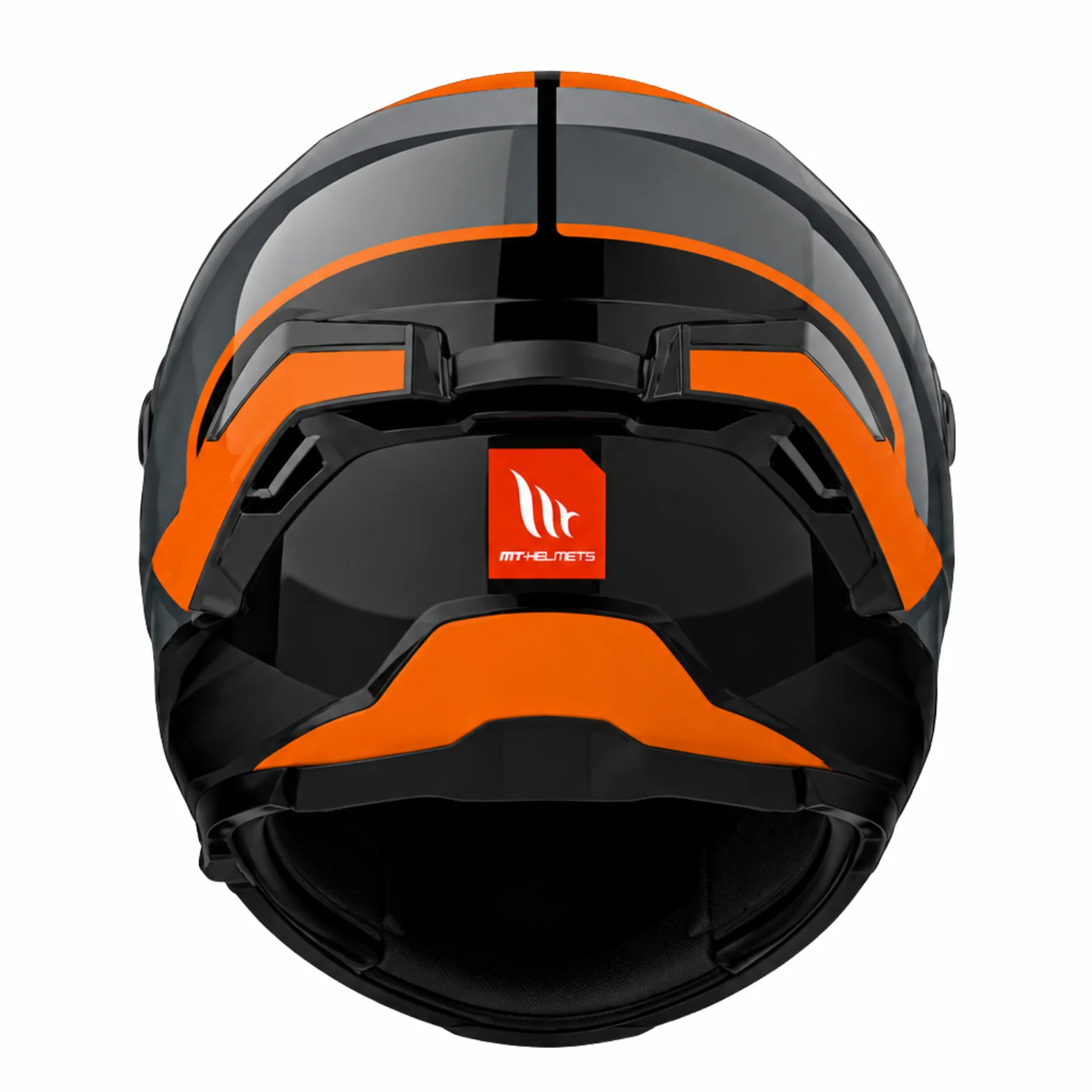 MT Thunder 4 SV R25 B4 Gloss Black Orange Helmet