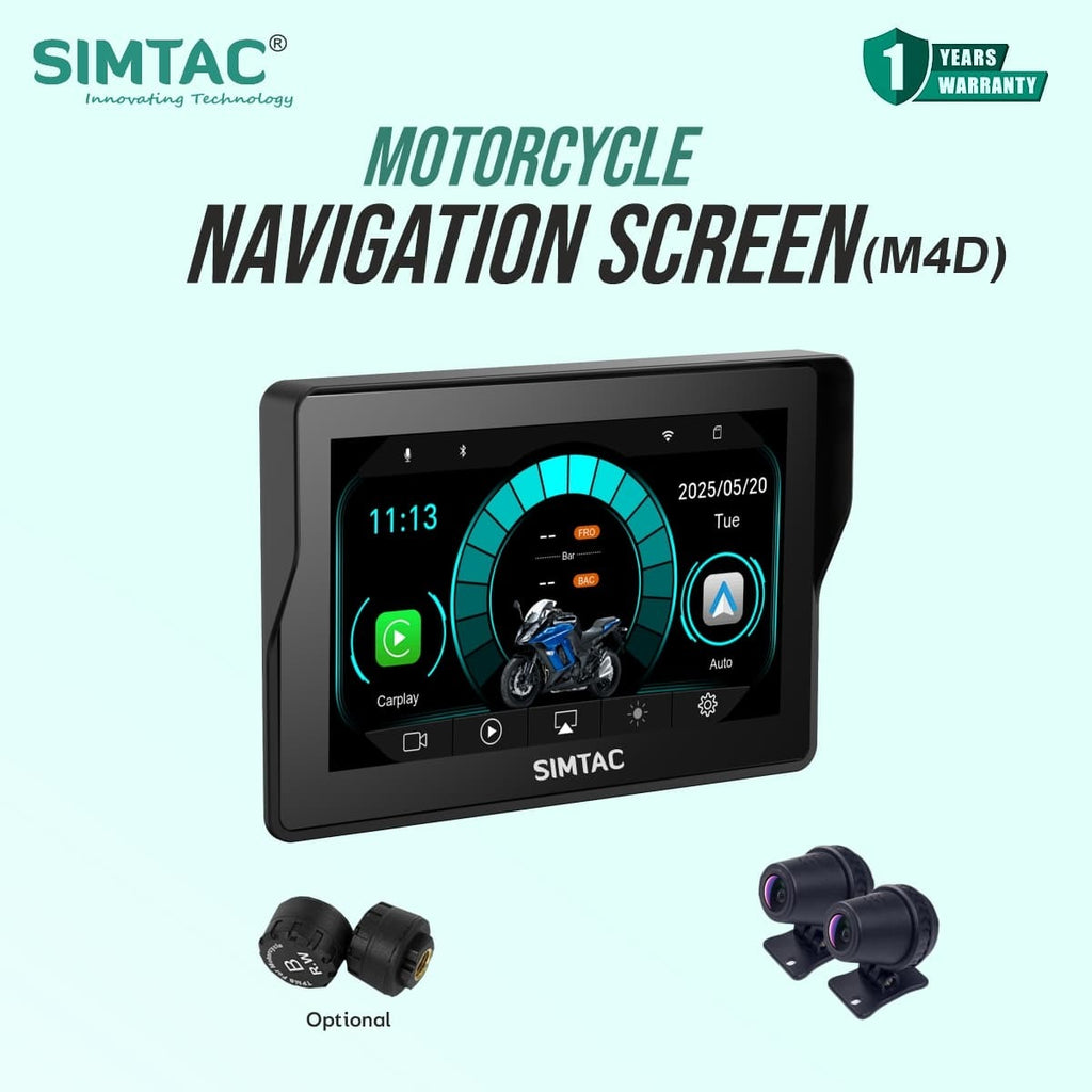 SIMTAC M4D NAVIGATION SCREEN  (with camera)